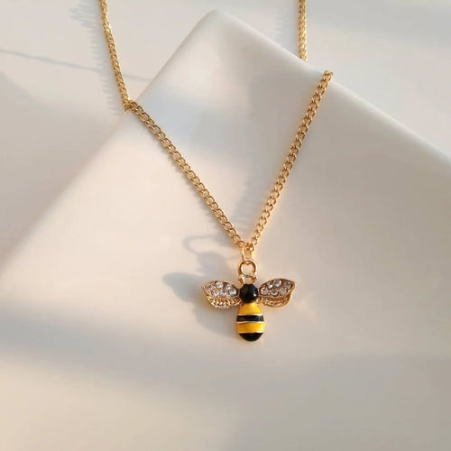 Bee shaped necklace