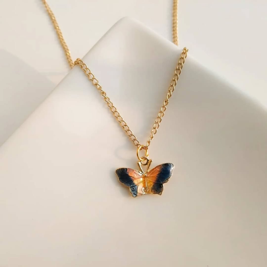 Butterfly shaped necklace