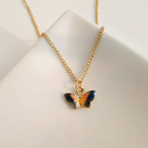 Butterfly shaped necklace